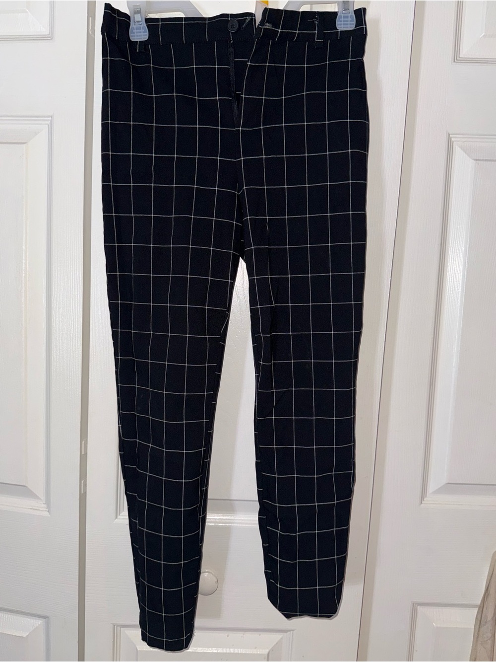 Black Windowpane Women’s Dress Pants